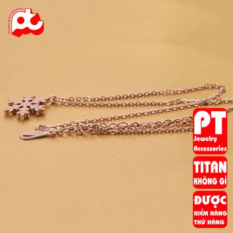 Dây Chuyền Nữ Titan Cao Cấp - Sang Trọng, Tinh Tế, Bền Bỉ, An Toàn Cho Da - Trang Sức Phong Cách Hiện Đại PT Jewelry