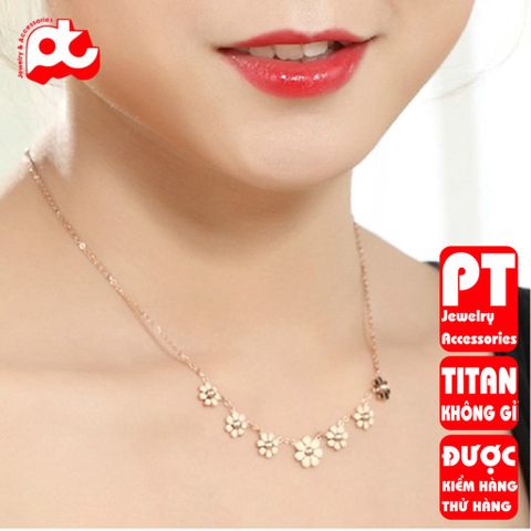 Dây Chuyền Nữ Titan Cao Cấp - Sang Trọng, Tinh Tế, Không Gỉ, Chống Trầy, Phụ Kiện Thời Trang Nữ Tính, Quà Tặng Ý Nghĩa
