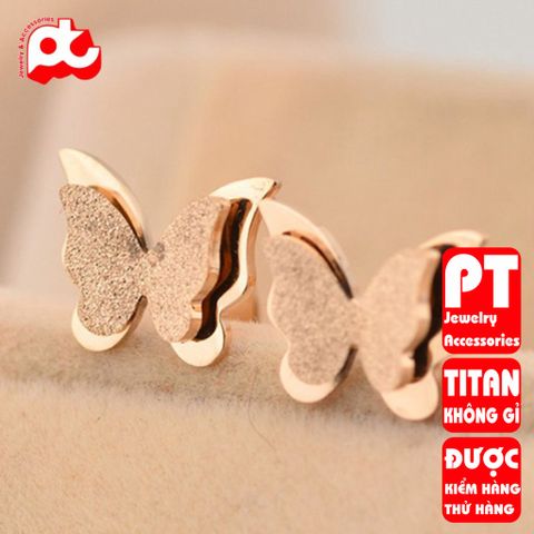 Bông Tai Nữ Titan Cao Cấp - Sang Trọng, Chống Gỉ Sét, Phụ Kiện Thời Trang Tinh Tế - Quà Tặng Ý Nghĩa cho Phụ Nữ