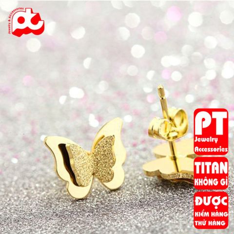 Bông Tai Nữ Titan Cao Cấp - Sang Trọng, Chống Gỉ Sét, Phụ Kiện Thời Trang Tinh Tế - Quà Tặng Ý Nghĩa cho Phụ Nữ