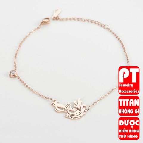 Dây Chuyền Nữ Titan Cao Cấp Sang Trọng - Thiết Kế Tinh Tế, Không Gỉ, Phụ Kiện Thời Trang An Toàn Cho Da