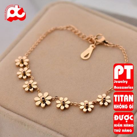Lắc Chân Nữ Titan Cao Cấp - Phong Cách Thanh Lịch, Không Gỉ, An Toàn Cho Da - Trang Sức Thời Trang Nữ Duyên Dáng
