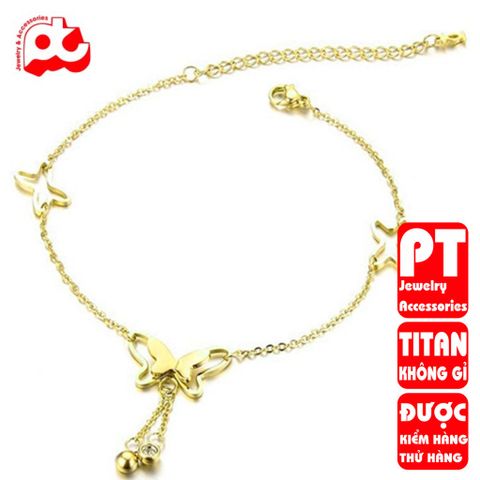 Lắc Chân Nữ Titan Cao Cấp - Chống Gỉ, An Toàn, Thiết Kế Thanh Lịch, Phong Cách Thời Trang Sang Trọng, Món Quà Ý Nghĩa