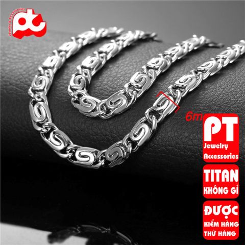 Dây Chuyền Nam Titan Thời Trang Cao Cấp - Chất Liệu Không Gỉ, Thiết Kế Mạnh Mẽ - Phụ Kiện Nam Đẳng Cấp, Quà Tặng Ý Nghĩa