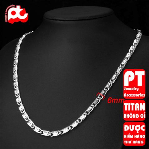 Dây Chuyền Nam Titan Thời Trang Cao Cấp - Chất Liệu Không Gỉ, Thiết Kế Mạnh Mẽ - Phụ Kiện Nam Đẳng Cấp, Quà Tặng Ý Nghĩa