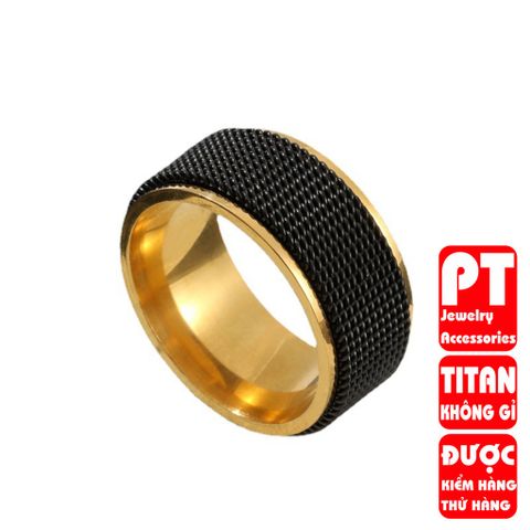 Nhẫn Titan Cao Cấp Nam Nữ - Thiết Kế Đẳng Cấp, Chống Gỉ, An Toàn cho Da - Phụ Kiện Thời Trang Hiphop Unisex
