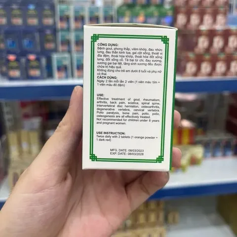 Viên Uống Xương Khớp Tọa Cốt Thần Kinh Đơn 40 Viên - Hỗ Trợ Giảm Đau Nhức, Tê Bì Tay Chân, Thoái Hóa Cột Sống