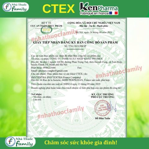 CTEX - Sirop Bổ Sung Canxi Hữu Cơ Cho Bé từ Pháp | Giúp Tăng Chiều Cao, Cải Thiện Đề Kháng và Ăn Ngon - KenPharma Chính Hãng