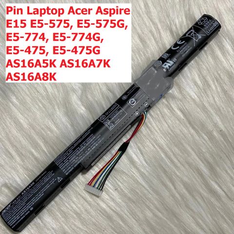 Pin Laptop Acer Aspire E15 E5-575G E5-774G - Pin Li-Polymer 11.1V 4850mAh OEM Tương Thích AS16A5K AS16A7K AS16A8K