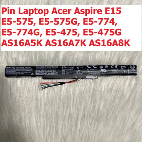Pin Laptop Acer Aspire E15 E5-575G E5-774G - Pin Li-Polymer 11.1V 4850mAh OEM Tương Thích AS16A5K AS16A7K AS16A8K