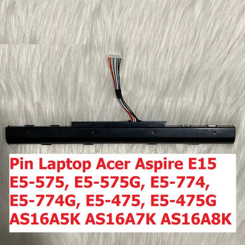 Pin Laptop Acer Aspire E15 E5-575G E5-774G - Pin Li-Polymer 11.1V 4850mAh OEM Tương Thích AS16A5K AS16A7K AS16A8K