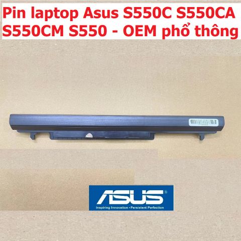 Pin Laptop Asus S550C S550CA S550CM S550 - Pin Chính Hãng OEM Đen, Chất Lượng Cao, Tương Thích Đầy Đủ, Bảo Hành 5 Tháng