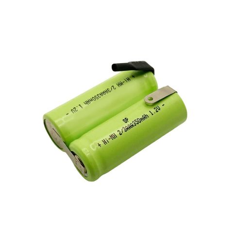 Pin Sạc NiMH 2/3AAA 2.4V 350mAh Dùng Cho Máy Cạo Râu, Tông Đơ, Thiết Bị Cầm Tay - Hàn Sẵn Niken 2 Đầu