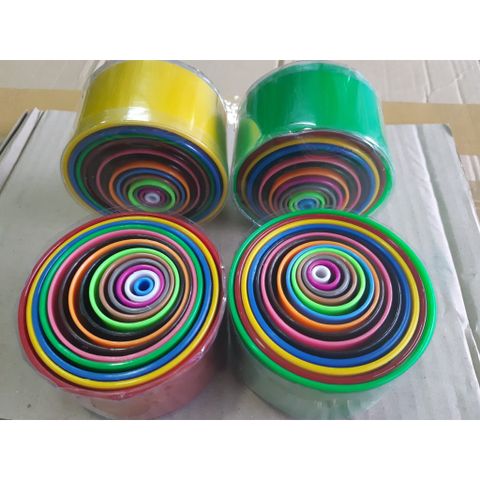 Bộ Khuôn Thái Làm Hoa Voan 14 Vòng - Đồ Handmade Uốn Kẽm Cánh Lá Văn Phòng Phẩm Màu Sắc Đẹp