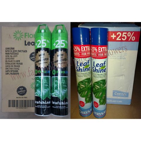 Chai Xịt Bóng Lá Leaf Shine 750ml - Giữ Lá Cây Sạch, Bóng Mượt, Tăng Độ Tươi Cho Hoa Cắt Cành - Thùng 12 Chai