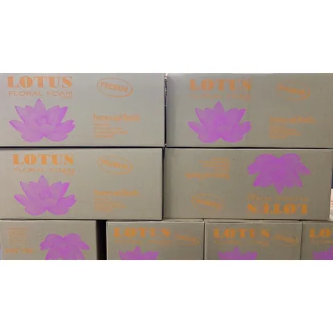 Xốp Cắm Hoa Tươi Lotus Chính Hãng Malaysia - Thùng 20 Viên Giữ Nước Tươi Lâu, Dùng Cắm Hoa, Kệ Hoa, Bán Hàng Chất Lượng Cao