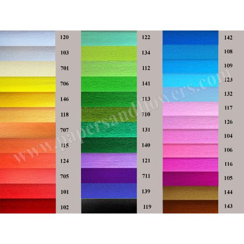 Giấy Nhún Làm Hoa Trung Quốc - 1 Cuộn Đồ Thủ Công, Handmade, 37 Màu Sắc Cho Hoa Trang Trí Đám Cưới, Sự Kiện