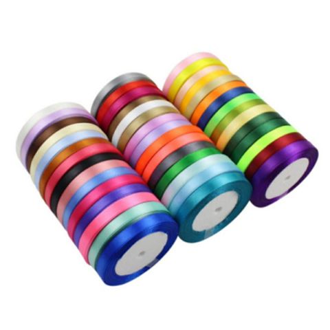 Ruy Băng Vải 1cm - Lốc 10 Cuộn Thắt Nơ, Trang Trí Quà, Hơn 20 Màu Sắc Đa Dạng - Vải Cao Cấp Trung Quốc
