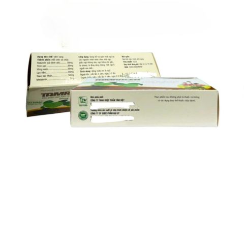Viên Uống TAMRACEN Hỗ Trợ Giấc Ngủ Sâu & Giảm Căng Thẳng - 30 Viên Chiết Xuất Tự Nhiên, Giải Pháp Cho Mất Ngủ, Stress