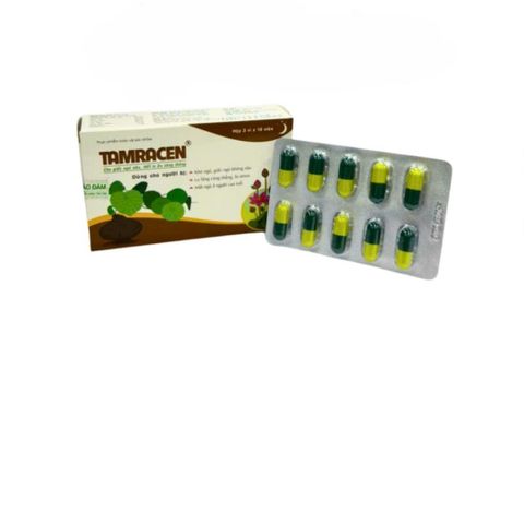 Viên Uống TAMRACEN Hỗ Trợ Giấc Ngủ Sâu & Giảm Căng Thẳng - 30 Viên Chiết Xuất Tự Nhiên, Giải Pháp Cho Mất Ngủ, Stress