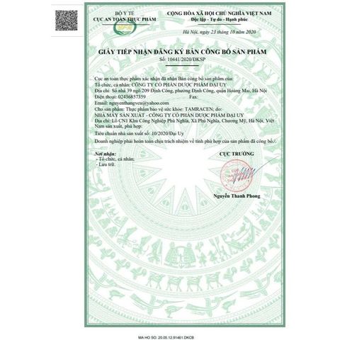 Viên Uống TAMRACEN Hỗ Trợ Giấc Ngủ Sâu & Giảm Căng Thẳng - 30 Viên Chiết Xuất Tự Nhiên, Giải Pháp Cho Mất Ngủ, Stress
