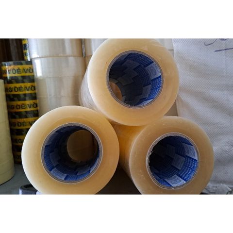 Băng Keo Trong 5P 200Y - 6 Cuộn Băng Keo Siêu Dính 2.4kg Dùng Để Đóng Gói, Dán Thùng Văn Phòng Phẩm