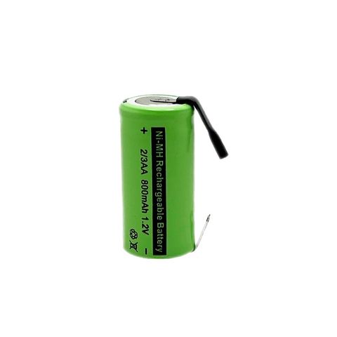Pin Sạc 2/3AA 1.2V 800mAh NiMH/NiCd - Thay thế cho Máy Cạo Râu, Tông Đơ, và Thiết Bị Gia Dụng Cầm Tay