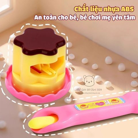 Đồ Chơi Tập Đút Ăn Cho Bé Gái - Mô Hình Kem, Cơm Bento, Mì Ramen, Thạch Pudding - Phát Triển Kỹ Năng Tự Lập, Khuyến Khích Sáng Tạo