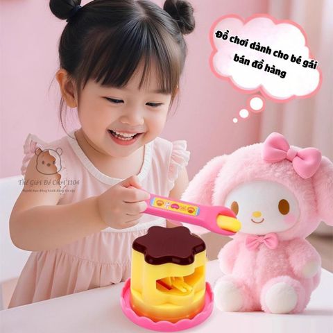 Đồ Chơi Tập Đút Ăn Cho Bé Gái - Mô Hình Kem, Cơm Bento, Mì Ramen, Thạch Pudding - Phát Triển Kỹ Năng Tự Lập, Khuyến Khích Sáng Tạo