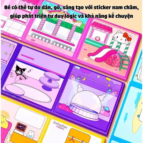 Sách nam châm từ tính cho bé Tung Tung Sahur, Tự do sáng tạo và phát triển tư duy
