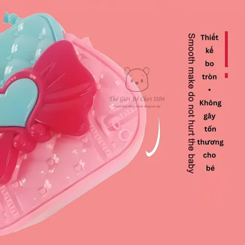 Túi Xách Công Chúa Thời Trang Cho Bé Kèm Bộ Trang Điểm Mini Đèn LED - Đồ Chơi Phát Triển Sáng Tạo Cho Bé Gái