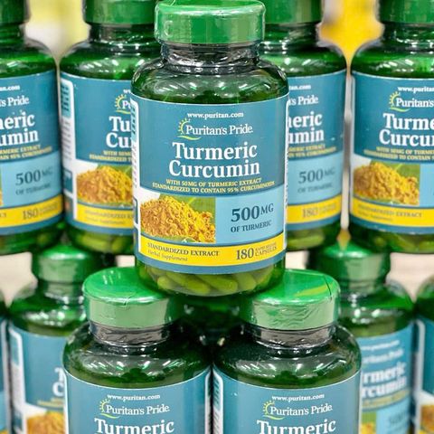 Viên nghệ Puritan’s Pride Turmeric Curcumin 500mg 180 viên