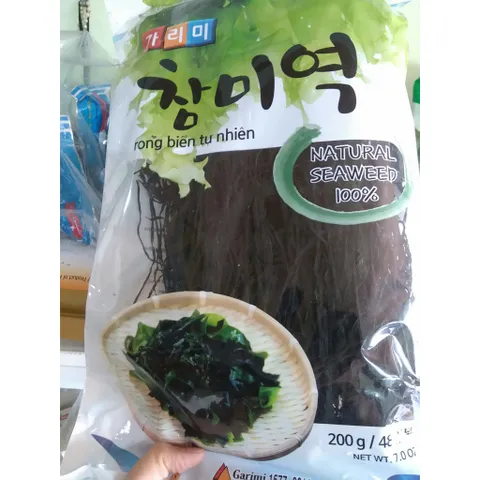 Rong Biển Nấu Canh GARIMI 200g - Nguyên Liệu Tự Nhiên Cao Cấp Hàn Quốc Cho Món Canh Bổ Dưỡng và Giải Nhiệt