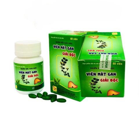 Tâm Việt - Viên Uống Giải Độc Gan, Hỗ Trợ Chức Năng Gan, Giảm Men Gan, Hoạt Chất Tự Nhiên - Lọ 60 Viên Nén