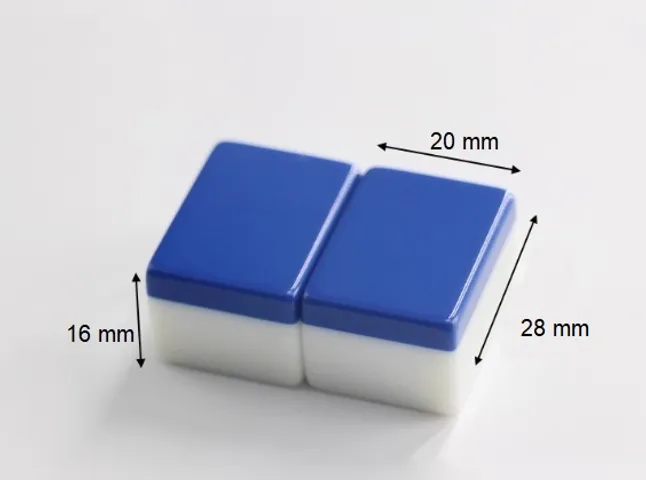 Cờ Mạt Chược Nhật Bản 28mm - Bộ Đầy Đủ 144 Quân + 2 Xúc Xắc, Tặng Khăn Trải Bàn Xám 98cm x 98cm - Trò Chơi Thú Vị Cho Gia Đình