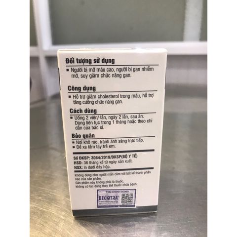 Thuốc Giảm Cholesterol Cholessen 30 Viên - Hỗ Trợ Tăng Cường Chức Năng Gan, Giúp Cải Thiện Sức Khỏe Tim Mạch