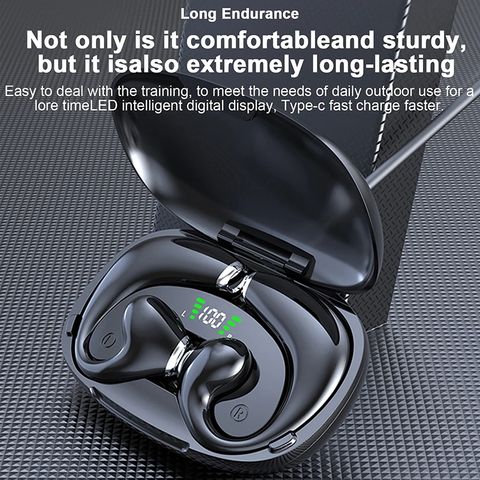 Tai Nghe Không Dây Xương JR02 TWS V5.3 - Tai Nghe Thể Thao Bluetooth Có Mic, Thiết Kế Nhỏ Gọn, Âm Thanh Rõ Ràng