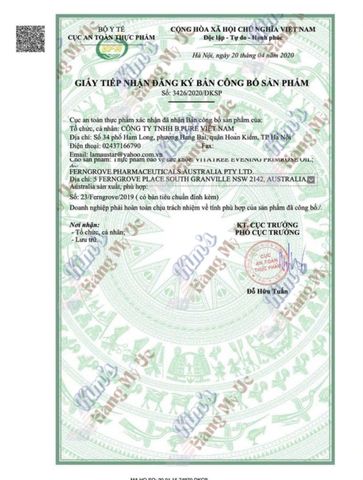 Tinh Dầu Hoa Anh Thảo Vitatree - Hỗ Trợ Cân Bằng Nội Tiết Nữ, Giảm Triệu Chứng Tiền Kinh Nguyệt, 100 Viên Nang Mềm Úc