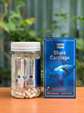 Viên Uống Costar Shark Cartilage 750mg - Hỗ Trợ Xương Khớp, Giảm Đau Viêm Khớp, 365 Viên Úc