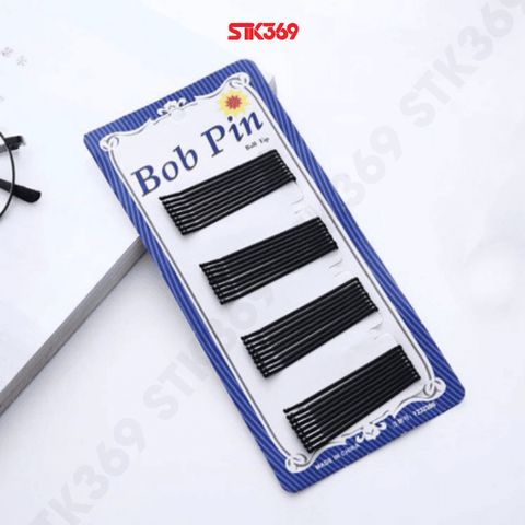 Ghim Cài Tóc Trang Trí Bằng Thép - Set 36 Cái Đen Cho Học Sinh, Văn Phòng, Tạo Kiểu Nghệ Thuật Hàng Ngày