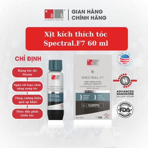 Serum Kích Thích Mọc Tóc SPECTRAL.F7 60ml - Giảm Gãy Rụng Tóc Cho Nam Nữ, Tăng Cường Độ Dày và Đầy Đặn Tóc