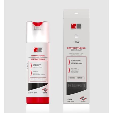 Dầu Xả Tái Cấu Trúc NIA 205ml - Ds Laboratories Giúp Sửa Chữa Tóc Hư Tổn, Giữ Ẩm và Bóng Mượt Cho Tóc Mềm Mại