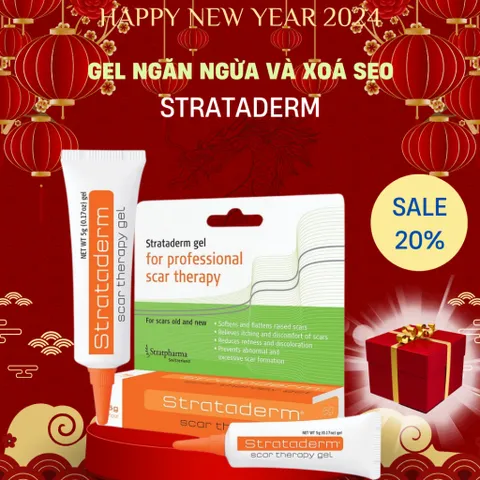 Gel Xóa Sẹo Strataderm Strapharma Thụy Sĩ - Giảm Sẹo Lồi, Sẹo Phì Đại, Chăm Sóc Da, Hiệu Quả Nhanh, An Toàn Cho Mọi Loại Sẹo