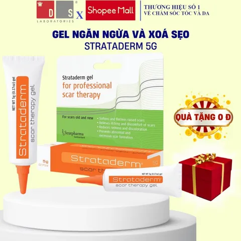Gel Xóa Sẹo Strataderm Strapharma Thụy Sĩ - Giảm Sẹo Lồi, Sẹo Phì Đại, Chăm Sóc Da, Hiệu Quả Nhanh, An Toàn Cho Mọi Loại Sẹo