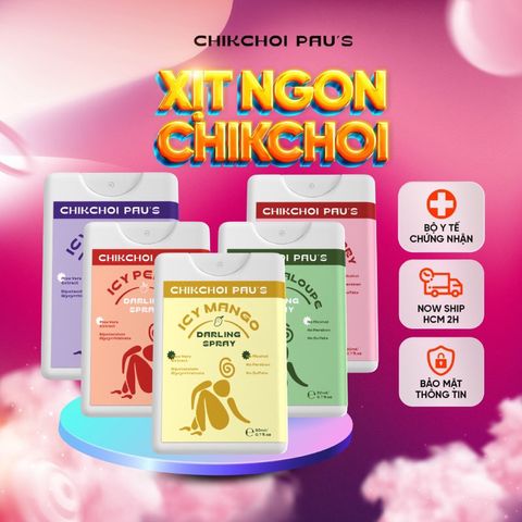 Xịt thơm CHIKCHOI PAU'S Hương Dâu Lạnh cho Nữ 20ml - Nước Hoa Tự Nhiên, Ngọt Ngào, Dễ Chịu