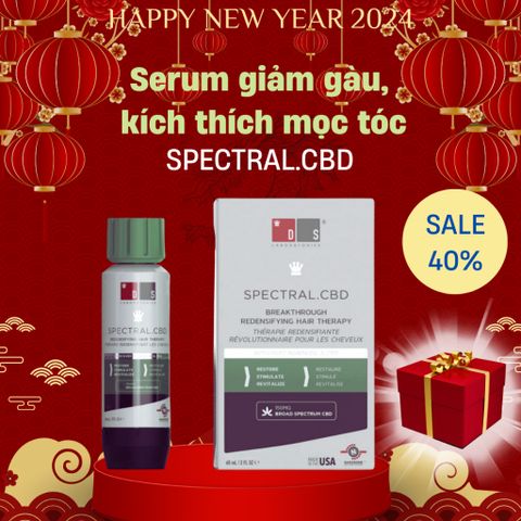 Serum Tăng Mọc Tóc Spectral.CBD 60ml - Giảm Rụng, Gàu & Kích Thích Mọc Tóc Dày Đầy, Công Nghệ Nanosome Mỹ