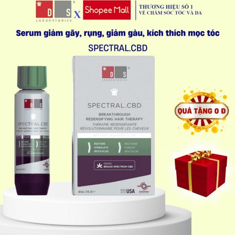 Serum Tăng Mọc Tóc Spectral.CBD 60ml - Giảm Rụng, Gàu & Kích Thích Mọc Tóc Dày Đầy, Công Nghệ Nanosome Mỹ
