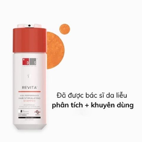 Dầu Gội REVITA 205ml - Giảm Gãy Rụng, Kích Thích Mọc Tóc, Giải Pháp Tóc Dày Đầy Đặn cho Nam Nữ - Ds Laboratories Mỹ