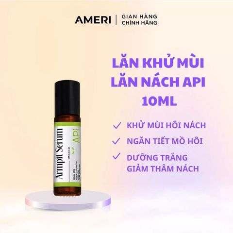 Lăn Nách APi 10ml - Khử Mùi Hôi Nách 72h, Giảm Thâm, Làm Trắng Da - Serum Chống Vi Khuẩn, Sản Phẩm Chăm Sóc Cá Nhân