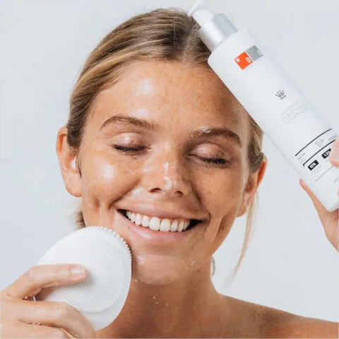 Máy Rửa Mặt STIMUBRUSH Smart Facial Cleansing - Làm Sạch Da Mặt Hiệu Quả, Massage Tự Động, Công Nghệ Rung Âm Thanh, Ds Laboratories